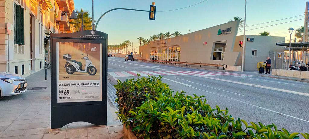 Ecomupi publicitari a Vilasssar de Mar