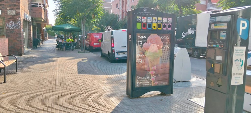 Ecomupi publicitari a Vilasssar de Mar